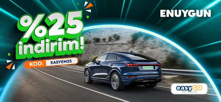 EasyGo Car araçlarında %25 indirim