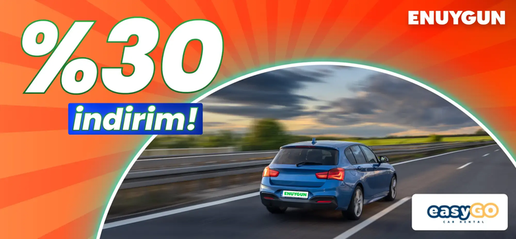 Easygo Car araçlarında %30 indirimi kaçırma!
