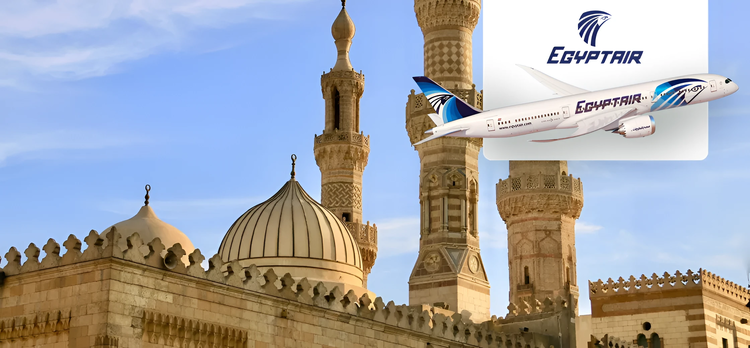 EgyptAir'in %50'ye varan indirimli yurt dışı uçak biletleri ENUYGUN.com'da!