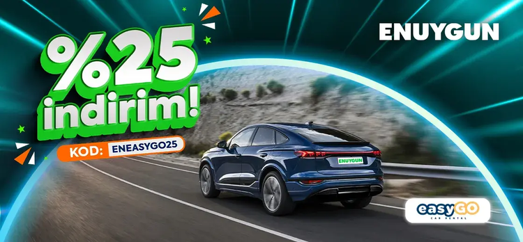Easygo araçlarında aylık kiralamada %25 indirim!