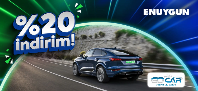 Go Car araçlarında %20 indirim!