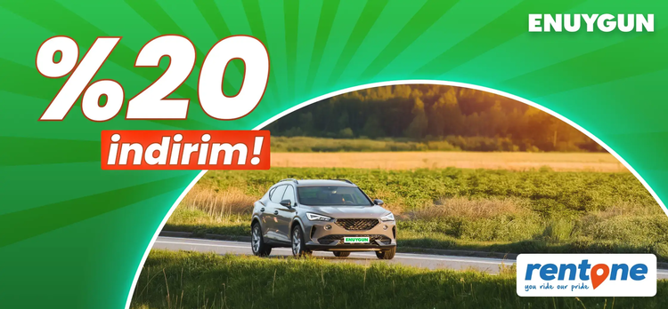 Rentone araçlarında %20 indirimi kaçırma!