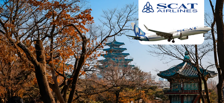SCAT Airlines'ın %10'a varan indirimli yurt dışı uçak biletleri ENUYGUN.com'da!