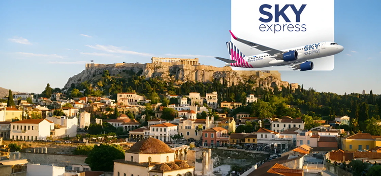 SKY express'in ENUYGUN.com'a özel %20'ye varan indirimli yurt dışı uçak biletleri!