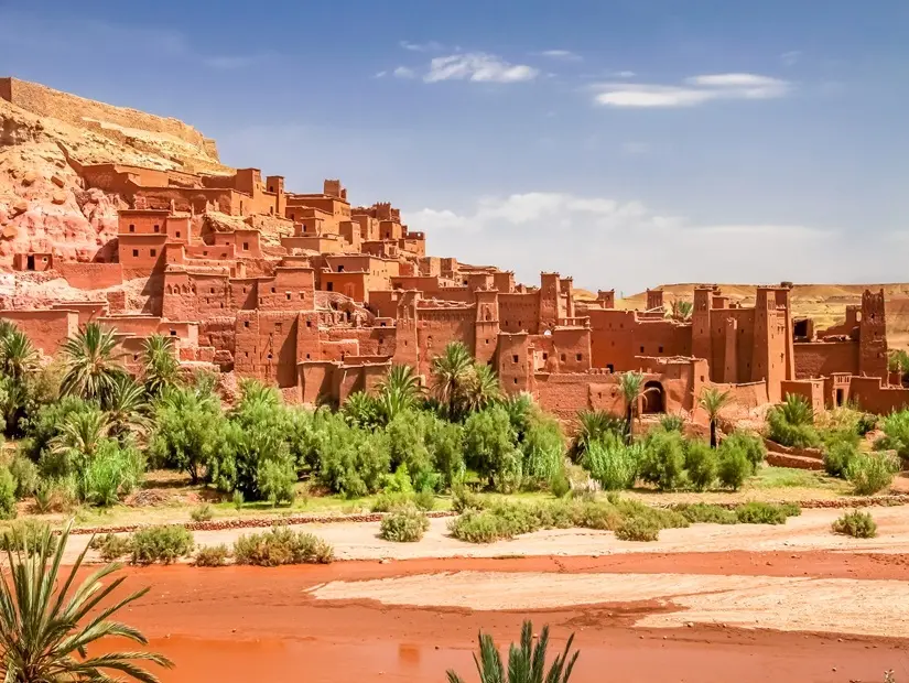 Ait Benhaddou - Fas'ta eski bir kale şehri