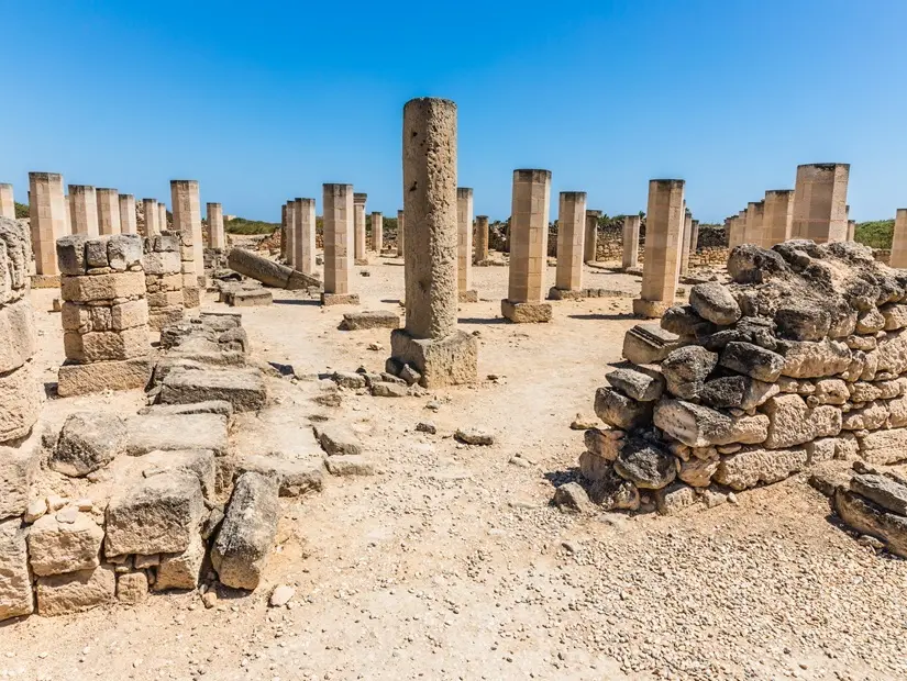 Al Baleed Arkeoloji Parkı görünümü