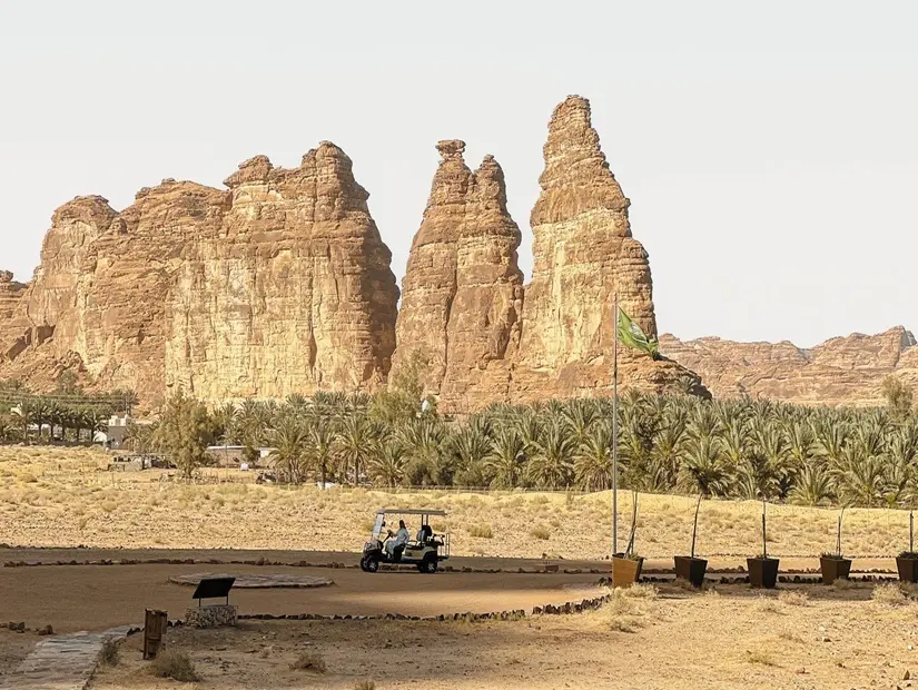 Al-Ula Vadisi Miras Yolu görünümü