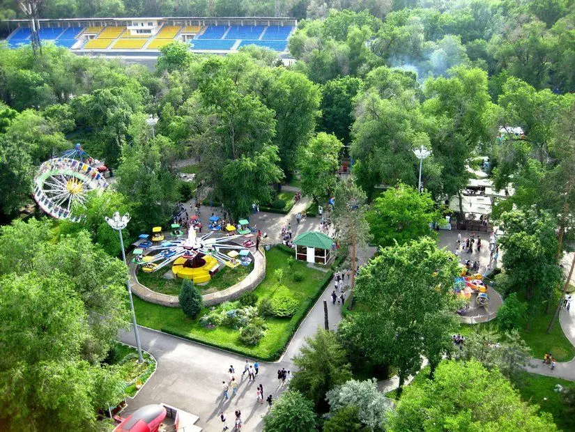 Central Park (Gorky Parkı) havadan görünümü