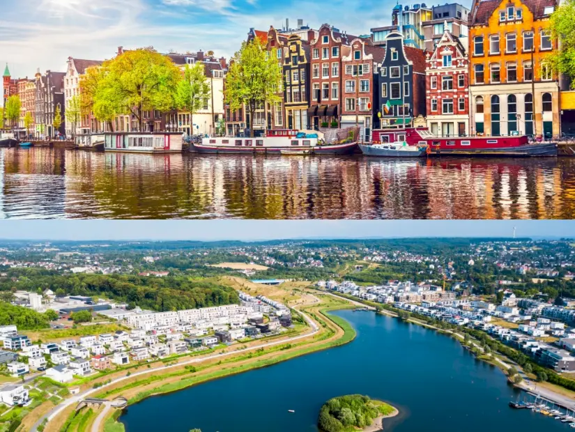 Amsterdam ve Dortmund görünümü