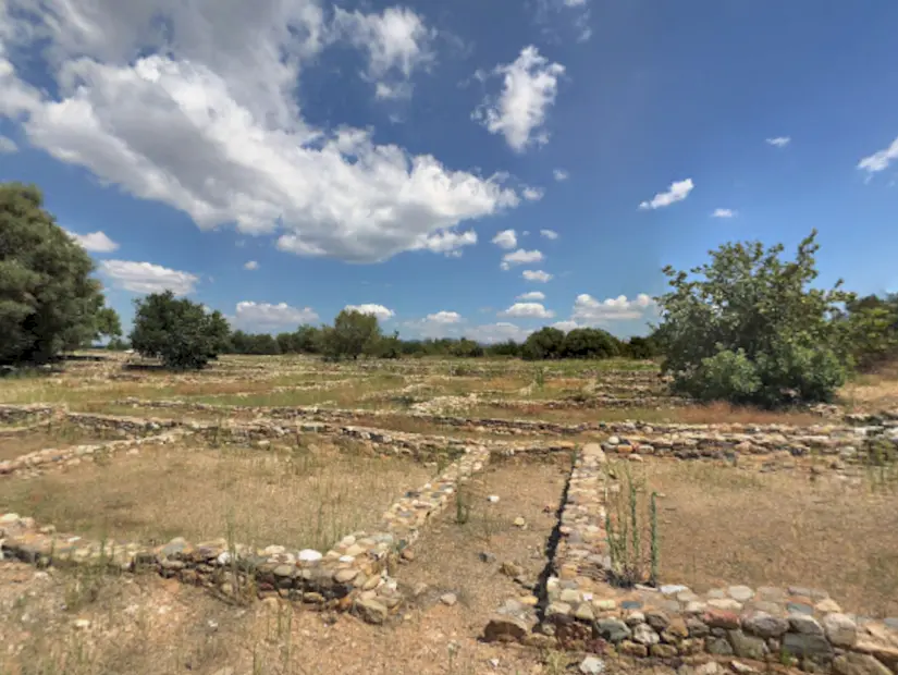 Antik Olynthos görünümü