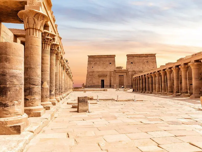 Antik Philae Adası, İsis Tapınağı, Aswan, Mısır