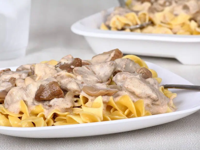 Beef stroganoff