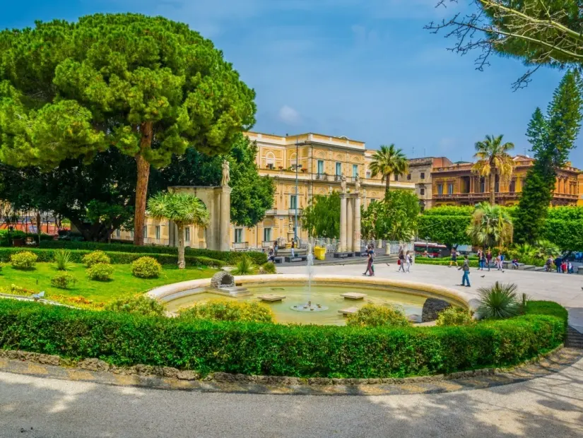 Bellini Parkı (Catania) görünümü