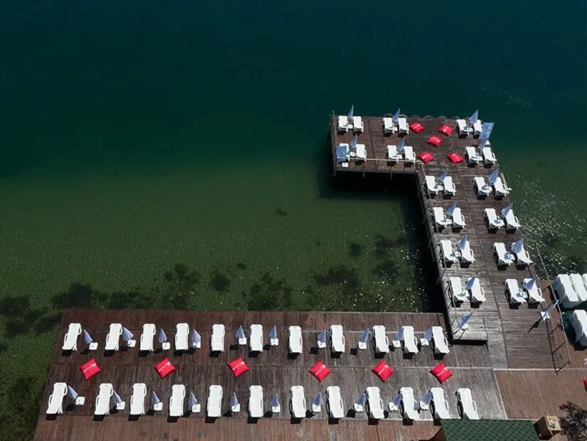 Beltur Büyükada Plaj havadan görünümü