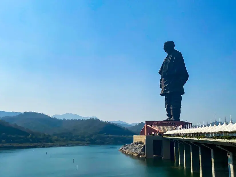 Birlik Heykeli hindistan görünümü