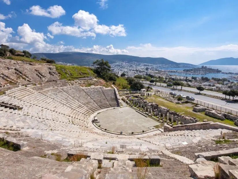 Bodrum Antik Tiyatrosu görünümü