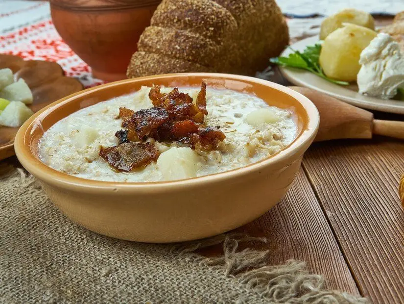 Bukstinputra (Arpa ve patates lapası)