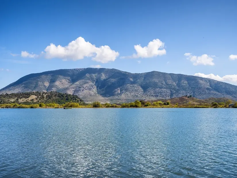Butrint Gölü görünümü