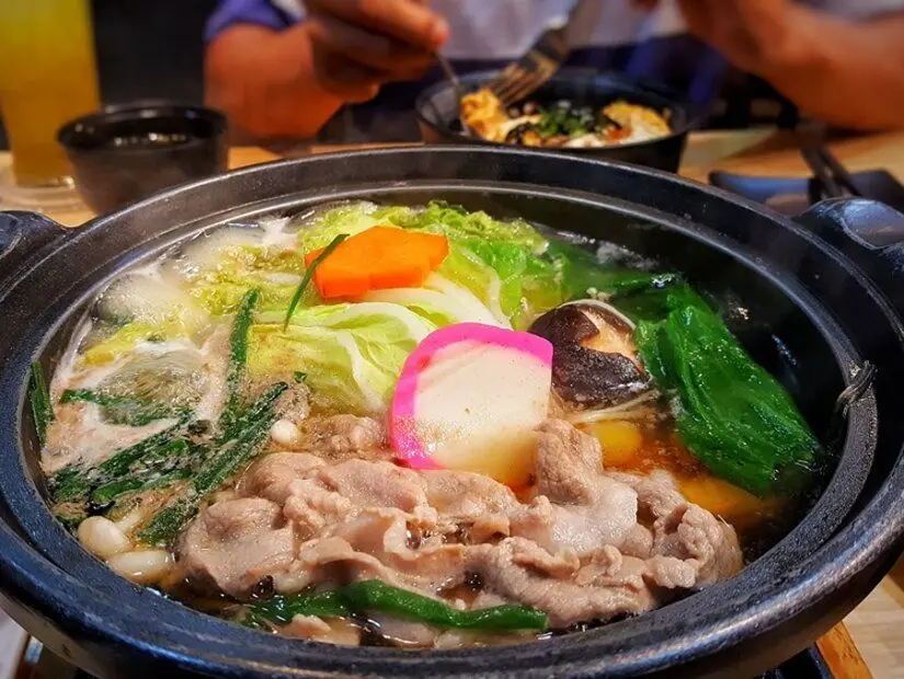 Japon mutfağı, Chanko-nabe, güveç yemeği görünümü
