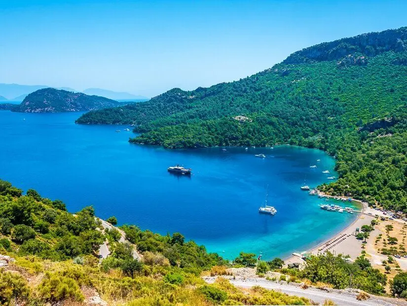 Dalaman'ın Sarsala Körfezi görünümü