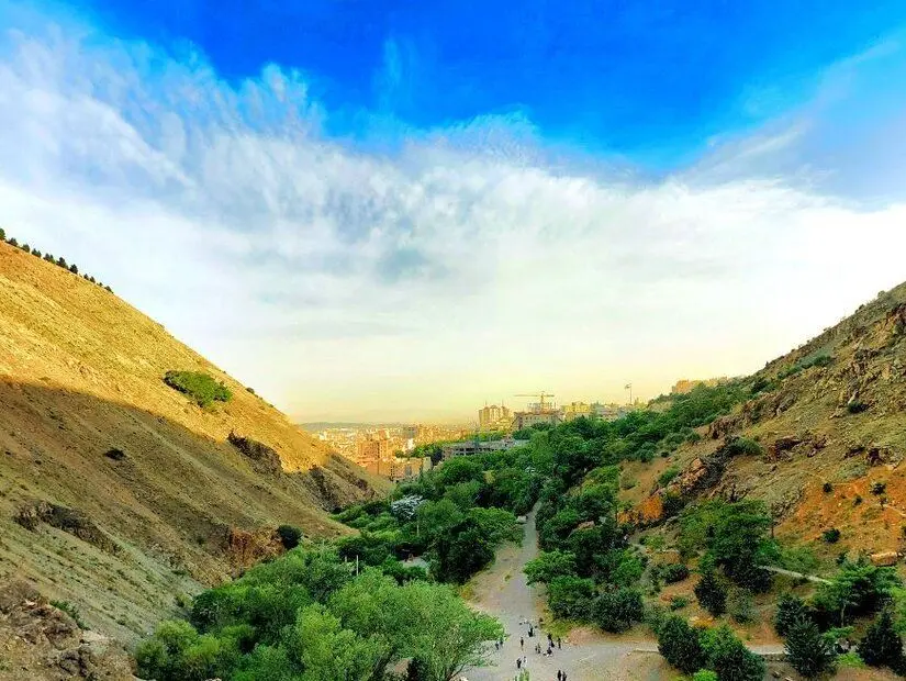 Darabad dağ etekleri görünümü