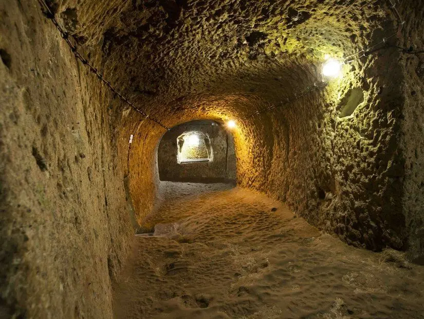 Derinkuyu Yeraltı Şehri görünümü