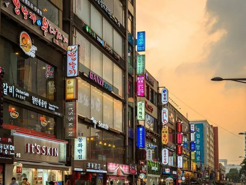 Dongdaemun Market görünümü