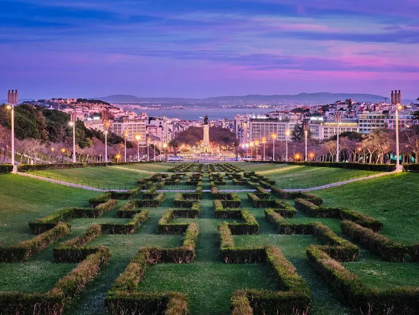 Eduardo VII Parkı (Parque Eduardo VII) görünümü