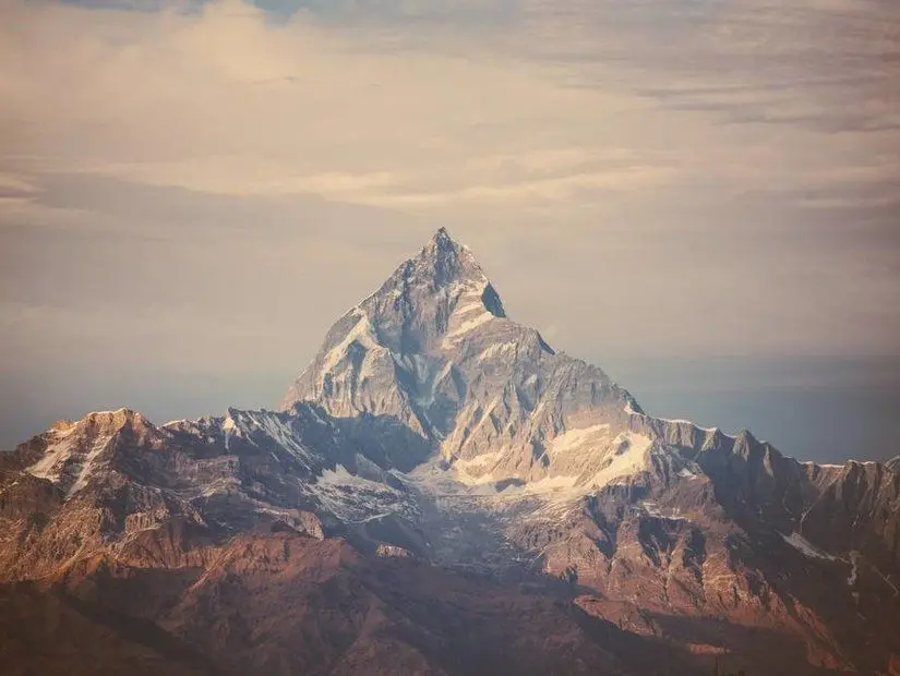 Filtreli Himalaya Dağı Fotoğrafı