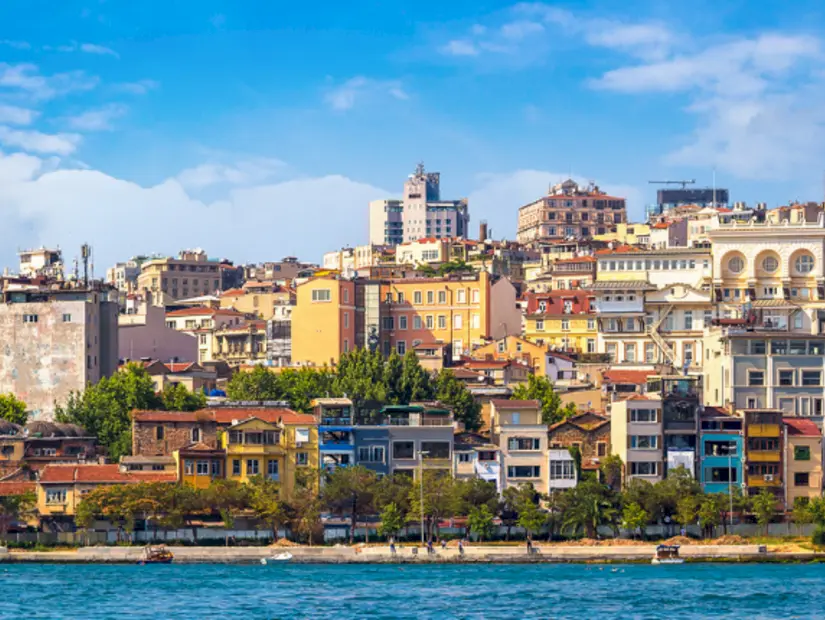 karaköy galata denizden manzarası