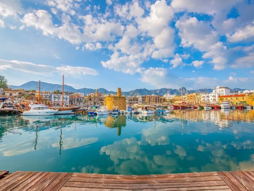 Girne Limanı görünümü
