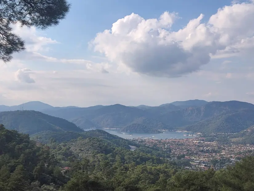 Göcek Seyir Terası görünümü