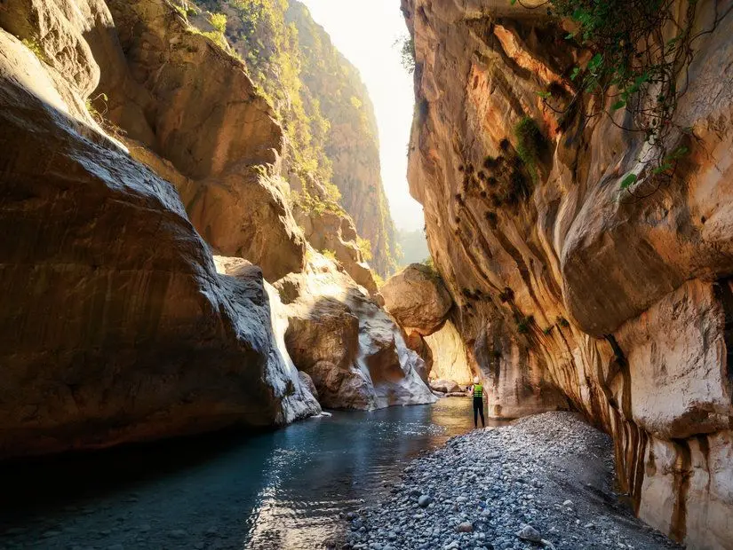 Göynük Kanyonu doğal güzellikleri ile Antalya'da yürüyüş ve kanyon
