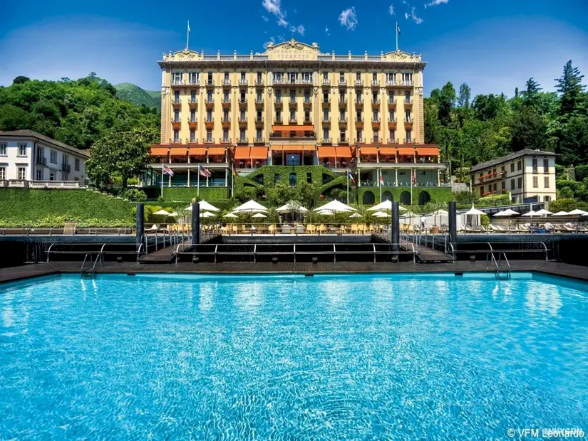 Grand Hotel Tremezzo, Como Gölü (İtalya) görünümü