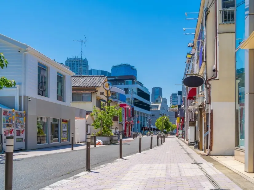 Harajuku, Tokyo. Yüksek markalı mağazalar ve kafelerle dolu bir gezinti yolu.