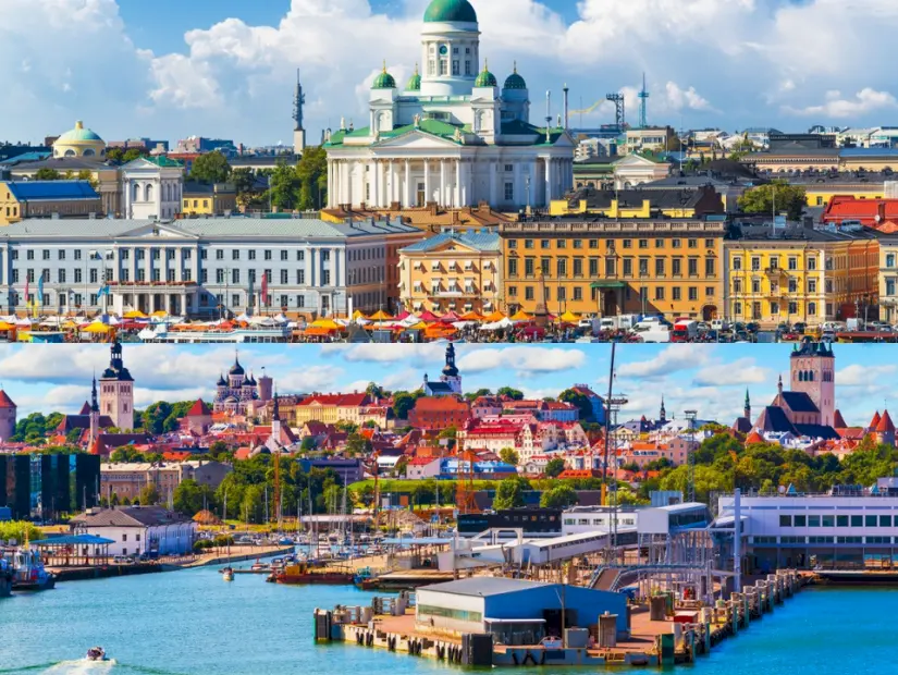 Helsinki’den - Tallinn’e görünümü