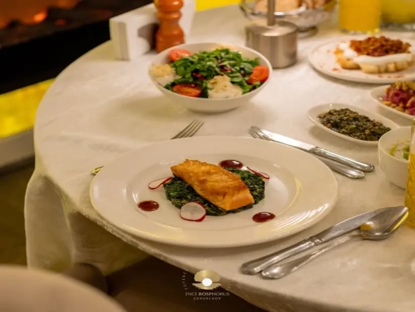 İnci Bosphorus menü görünümü