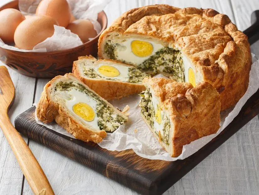 Ispanaklı ricotta turtası (Torta pascualina)
