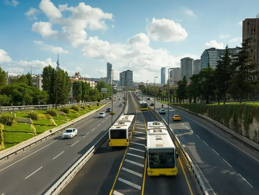 İstanbul ilinin Kadıköy ilçesindeki metrobüs güzergahı