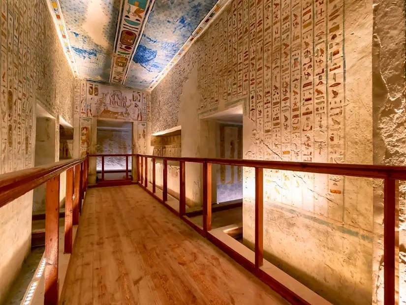 IV. Ramses Mezarı koridor görünümü