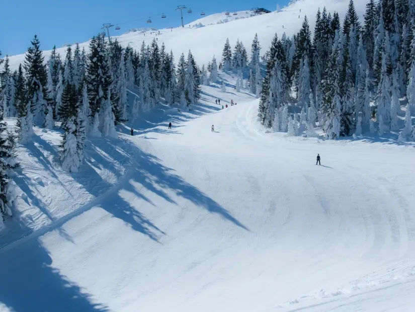 Jahorina Kayak Merkezi havadan görünümü
