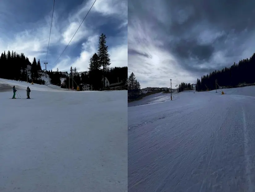 Jahorina Kayak Merkezi pist görünümü