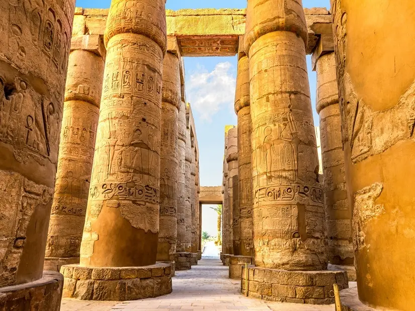 Karnak Tapınağı görünümü