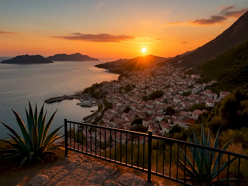 Kaş Panorama Seyir Tepesi manzarası