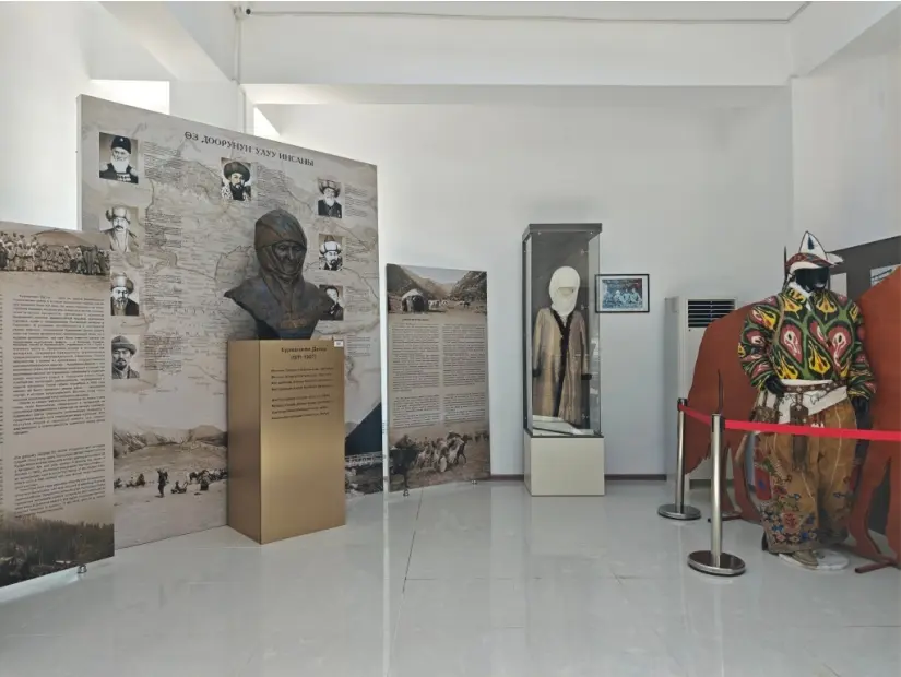 Kurmanjan Datka Göçebe Medeniyetleri Müzesi iç görünümü