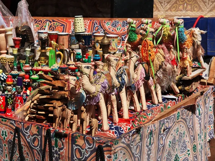 Luksor Çarşısı (El-Souk) görünümü