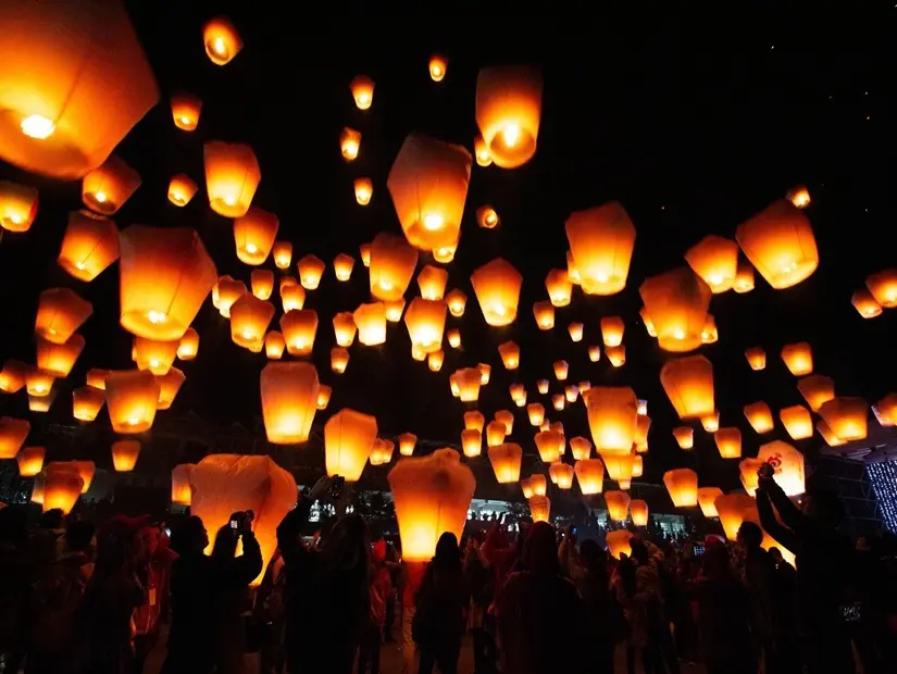 Lunar Fener Festivali - Taipei/Tayvan görünümü