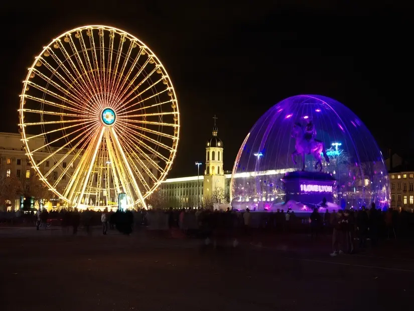 Lyon Işık Festivali - Fransa görünümü