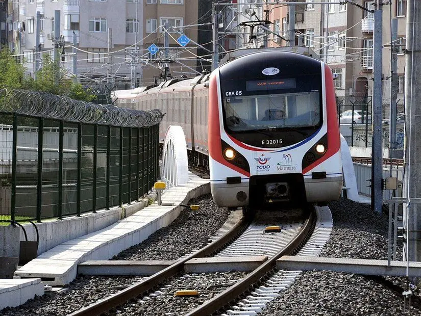 Marmaray hattı görünümü