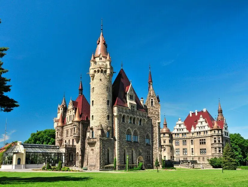 Moszna Kalesi görünümü